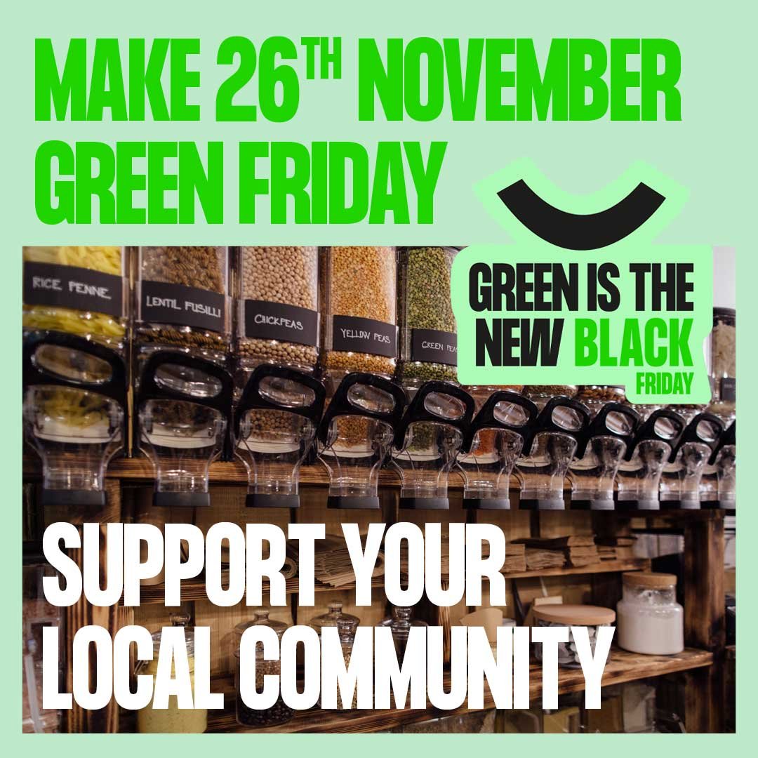 Turn Black Friday Green by Shopping Local