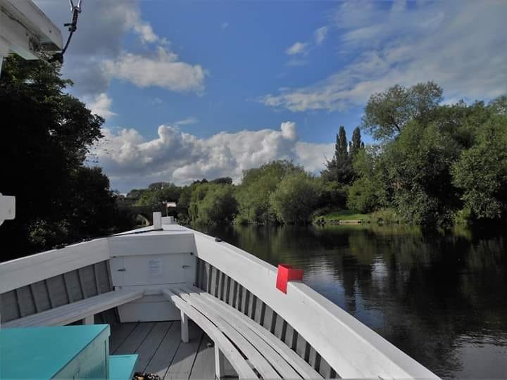 boat on river Tees