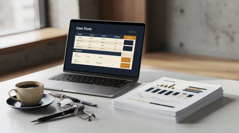 retail case study structure