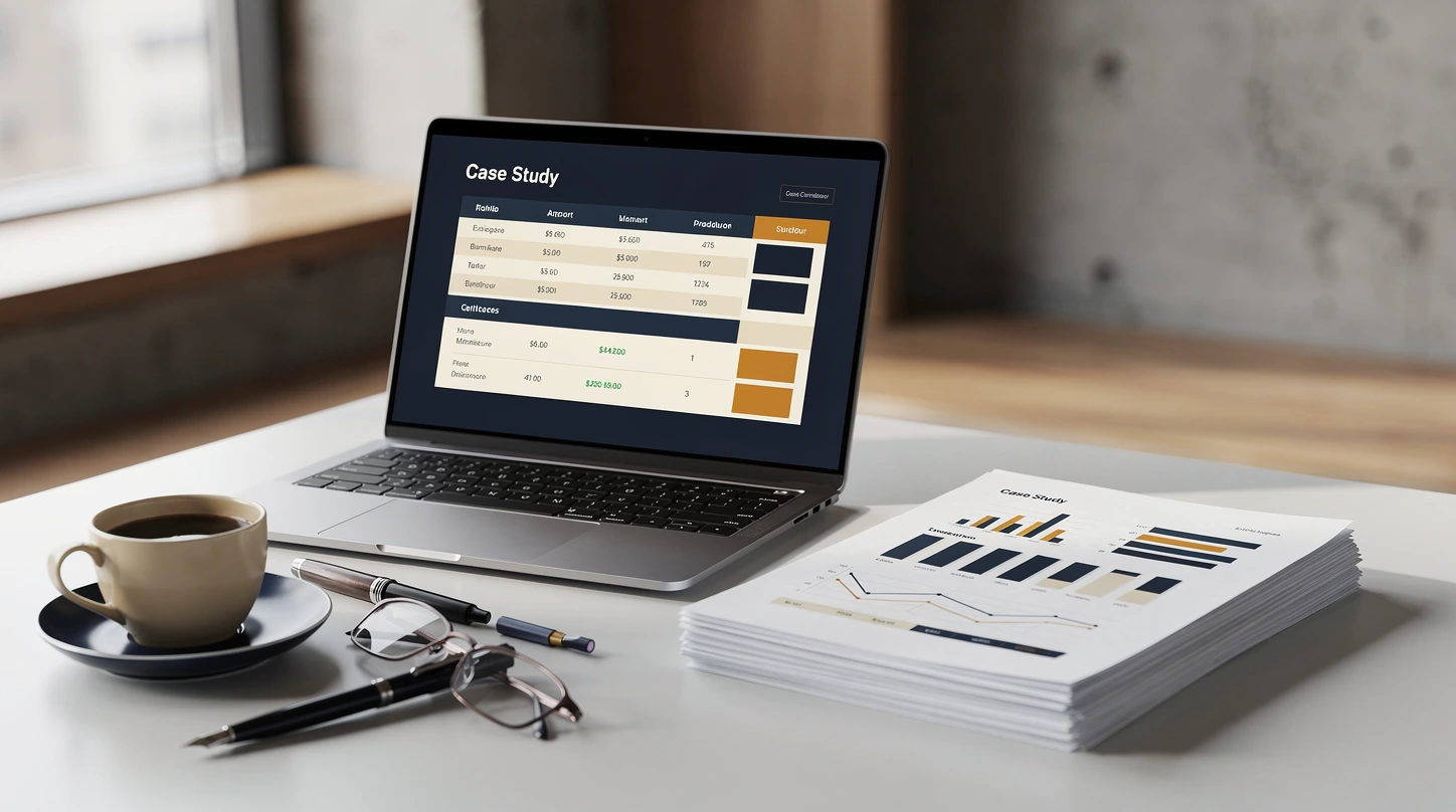 retail case study structure