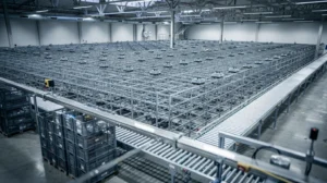 Ocado automated grocery fulfilment warehouse