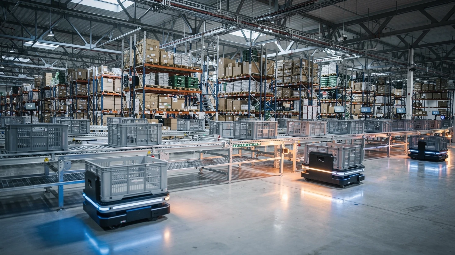 Amazon Europe investment automated fulfilment robotics