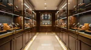 Watches of Switzerland luxury watch retail showroom