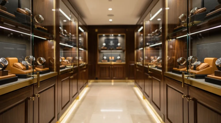 Watches of Switzerland luxury watch retail showroom