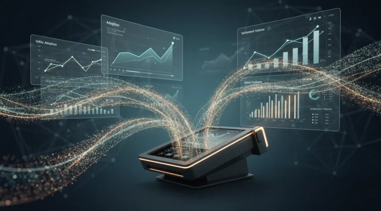 merchant stablecoin checkout adoption dashboard