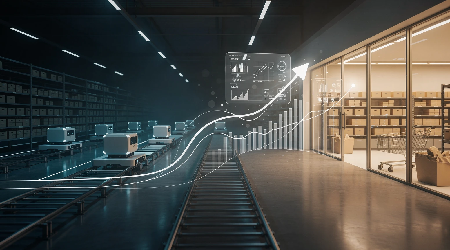 automated grocery fulfillment center versus store-based delivery