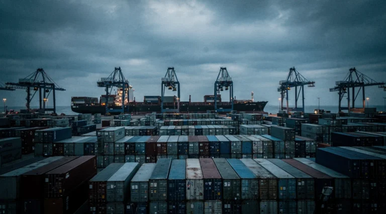 China overcapacity tariff container terminal