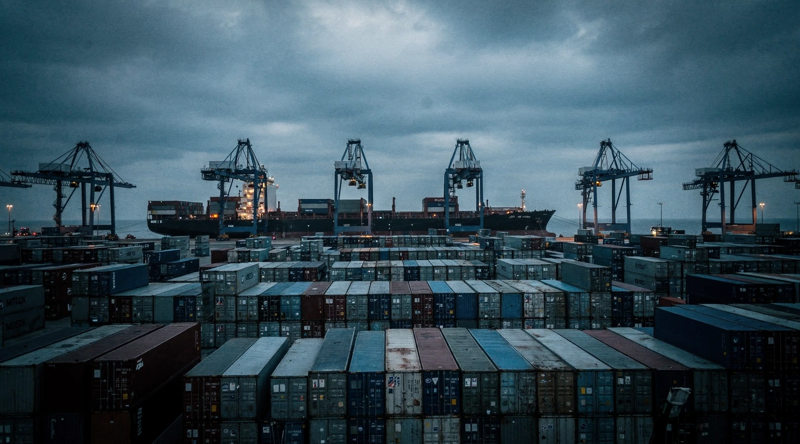 China overcapacity tariff container terminal