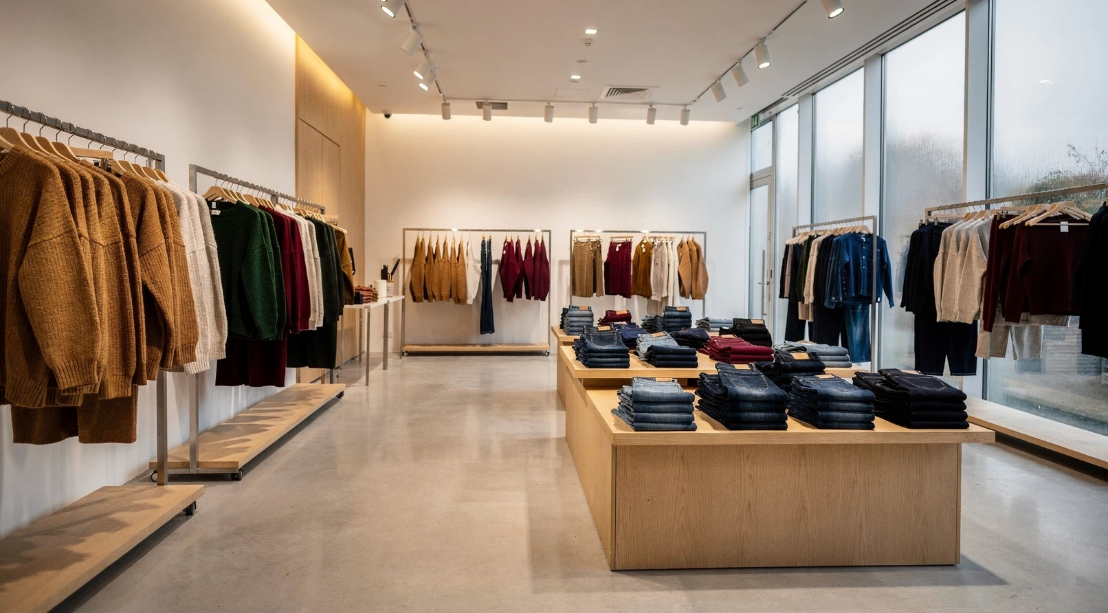 H&M Q3 results September 24: autumn knitwear on the shop floor