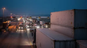 CBP importer of record number voiding: trucks held at a US border crossing